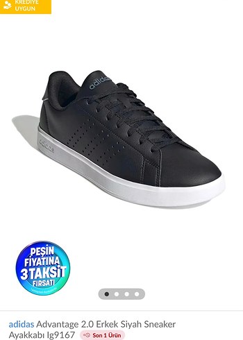 Adidas Siyah erkek ayakkabı