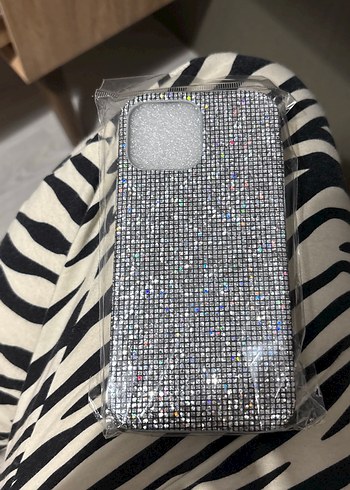 Gri Payetli Street Wear Telefon Kılıfı 13 pro Max - Görsel 4