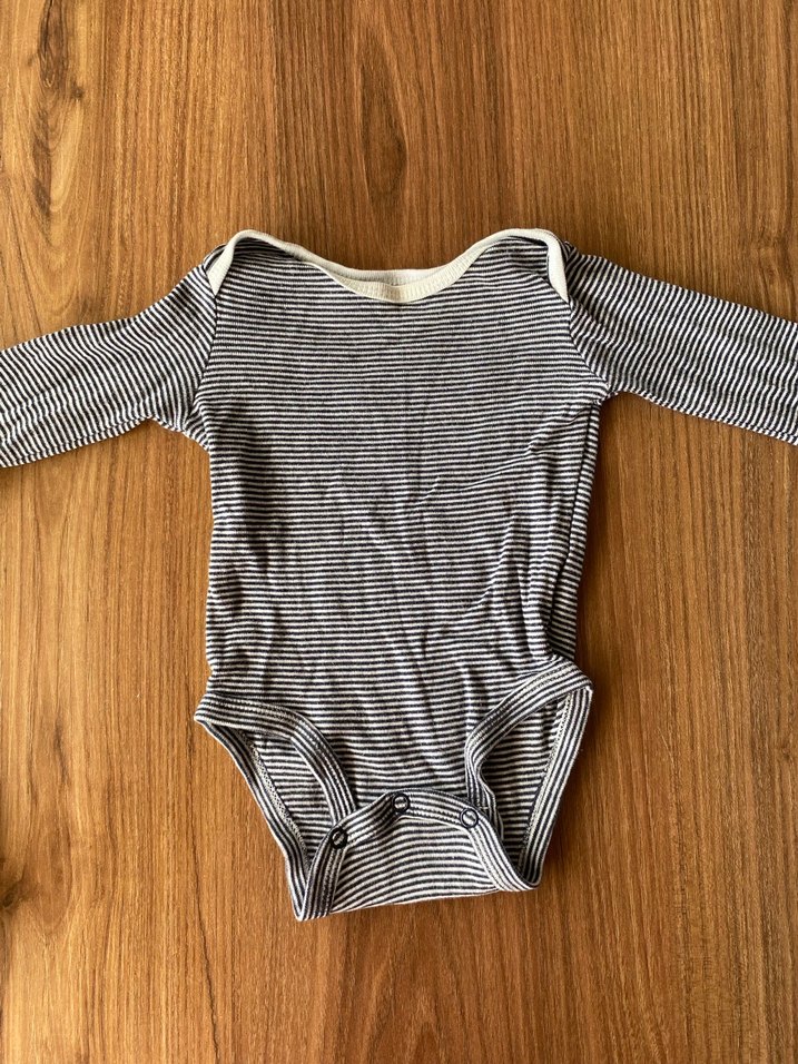 Carters 2 adet çizgili zıbın body - Görsel 3