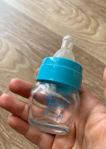 Babyjem Mavi Bebek Cam Biberon - Görsel 2