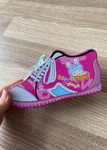 Beden Ayakkabı şeklinde pembe kumbara