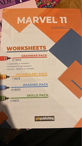marvel 11. sinif worksheets