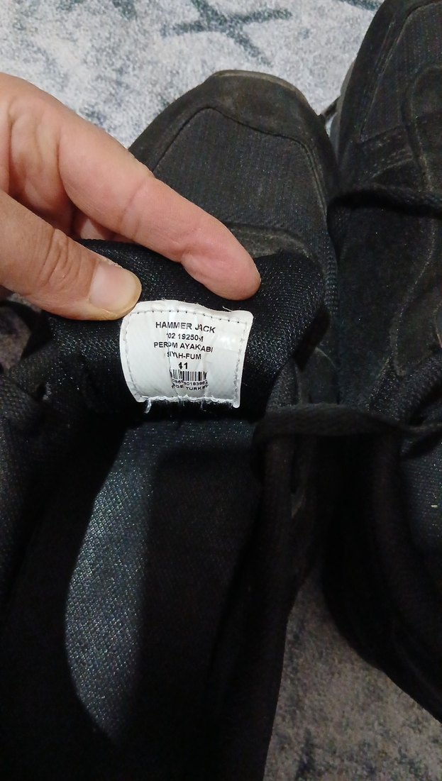 Siyah Bağcıklı Erkek Spor Ayakkabı - Görsel 2