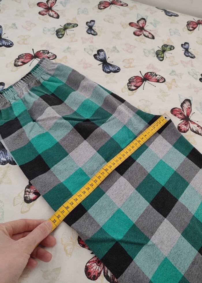 Lolita ekose pijama - Görsel 5