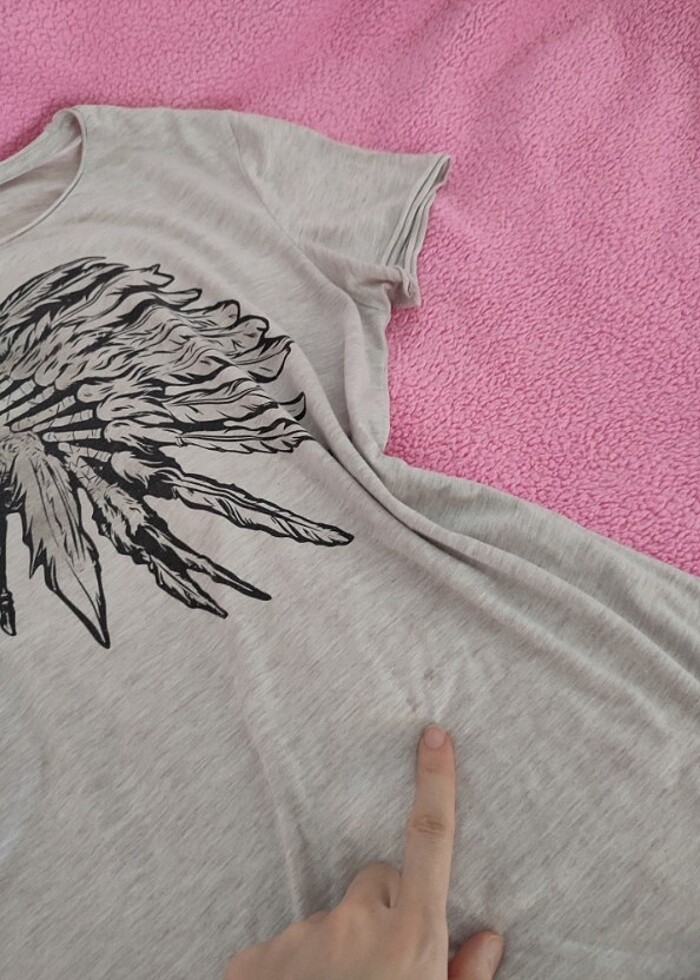 Tshirt kızılderili ucugiyim . Açıklamayı okuyunuz  - Görsel 2