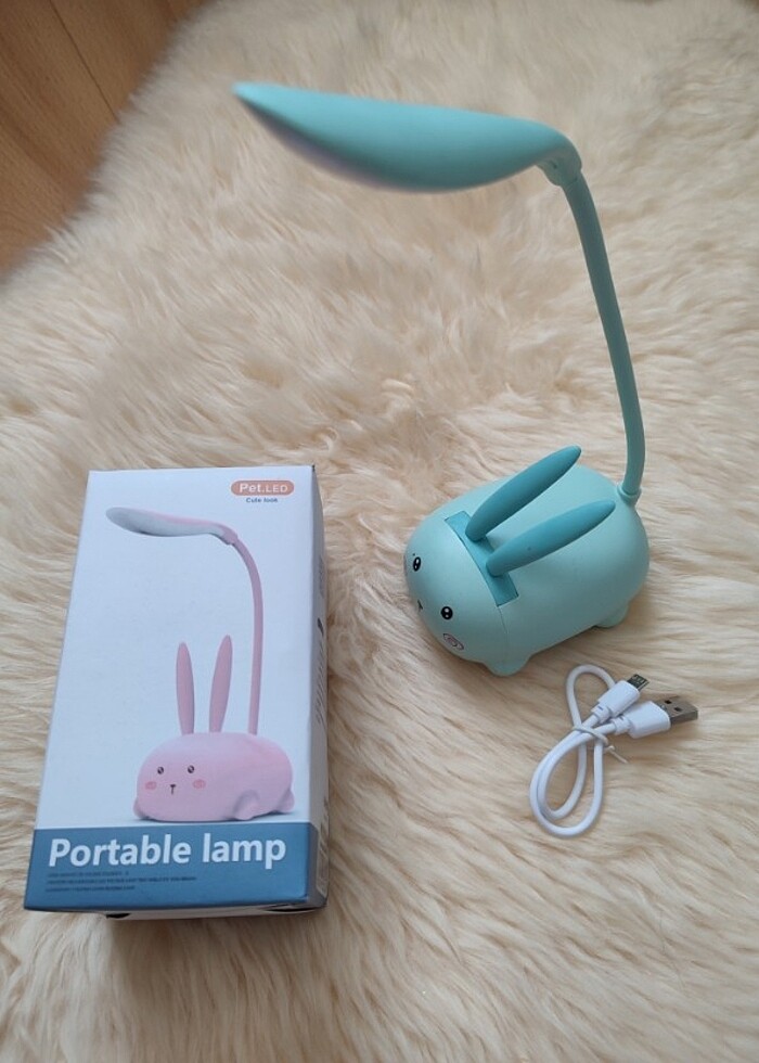 Lolita tavşanlı masa lambası  - Görsel 4