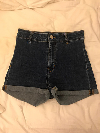 36 Beden H&M yüksek bel kot şort
