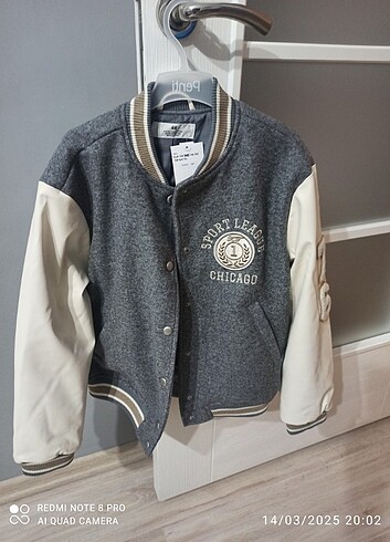 9 Yaş Beden H&m beyzbol ceket