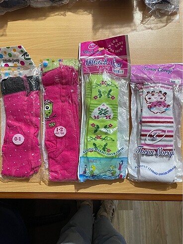 Desenli külotlu çorap - Görsel 2