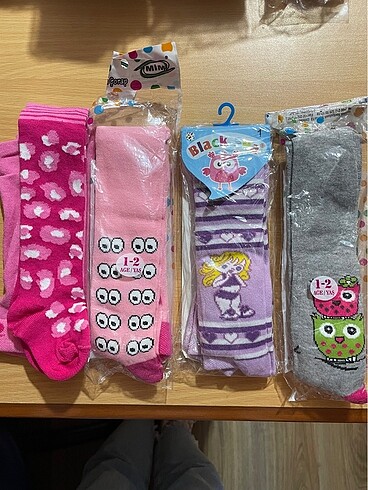 Desenli külotlu çorap - Görsel 3