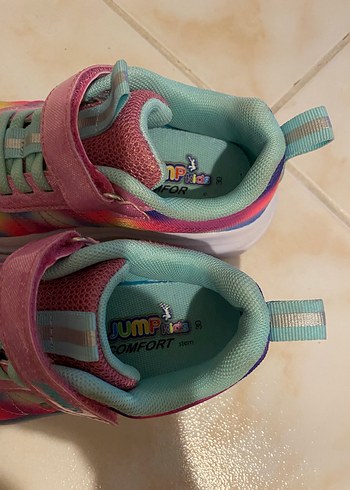 Jump Kız Çocuk Çok Renkli Bağcıklı Sneaker - Görsel 3