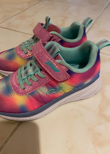 Jump Kız Çocuk Çok Renkli Bağcıklı Sneaker - Görsel 2