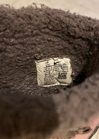 Orijinal Nike Kız Çocuk Gri-Pembe Tokalı Bot - Görsel 4