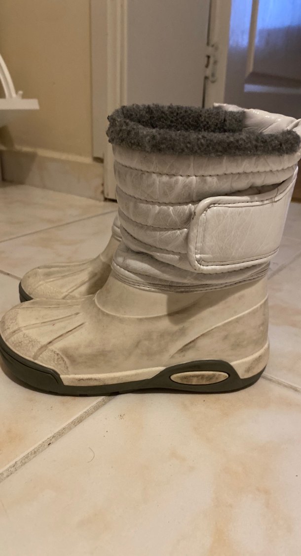 Igor Kız Çocuk Beyaz Kürklü Kauçuk Bot - Görsel 4