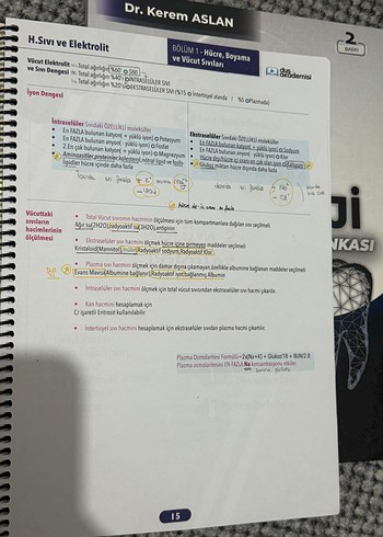 Fizyoloji ve Embriyoloji Konu ve Soru Kitabı Dr. Kerem Aslan - Görsel 2