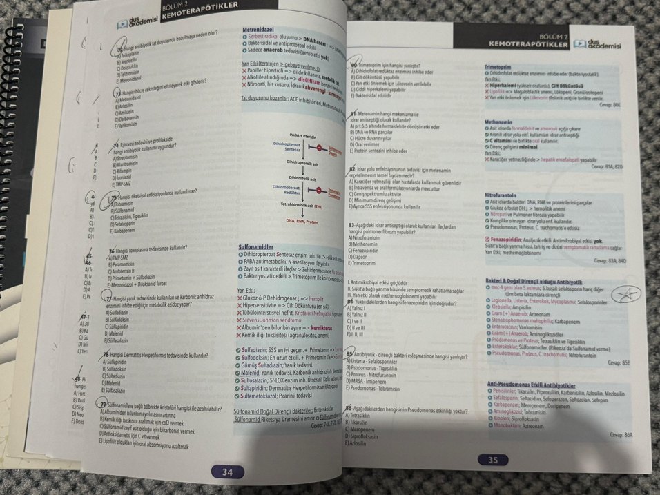 Dr. Yavuz Şahin Farmakoloji Konu Soru Bankası Seti - Görsel 3