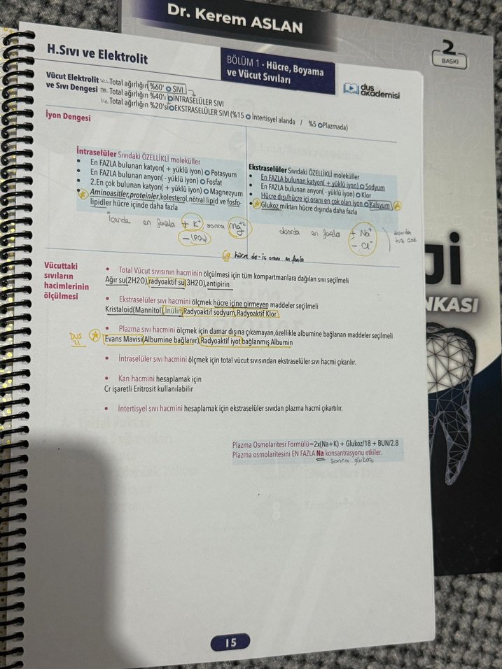 Fizyoloji, Histoloji & Embriyoloji Konu Kitabı - Görsel 2