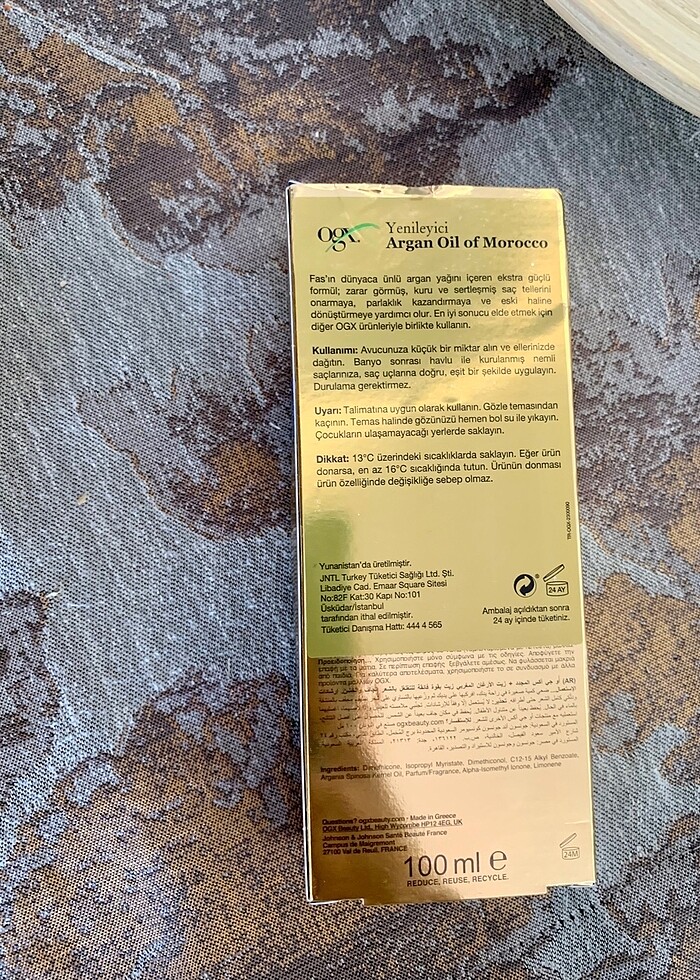 OGX Yenileyici Argan oil - Saç bakım yağı - Görsel 2