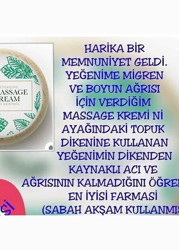  Beden Doğal Ahşap Kapağa Sahip Merhem migren taşi