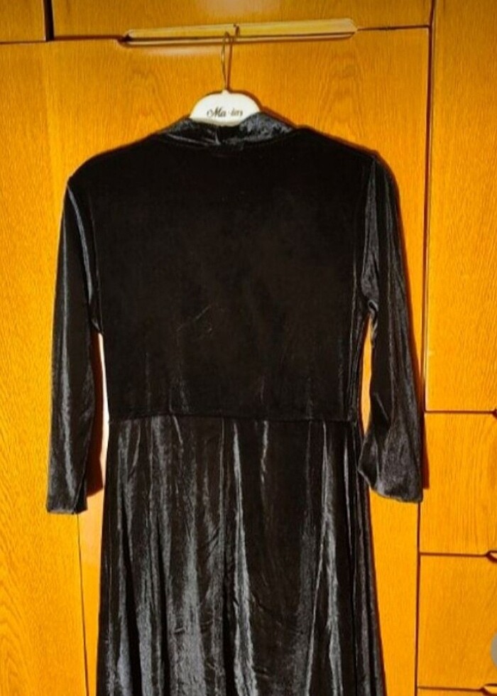 Kadife elbise - Görsel 3