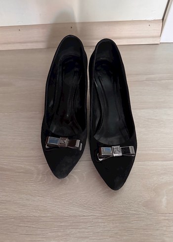 Diğer Siyah Tokalı Stiletto Kadın Ayakkabı