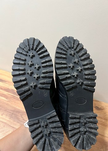 Siyah Bağcıklı Oxford Ayakkabı (Tırtıklı Taban) - Görsel 6