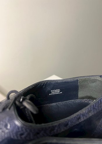 SARAR Lacivert Deri Erkek Ayakkabı - Görsel 3