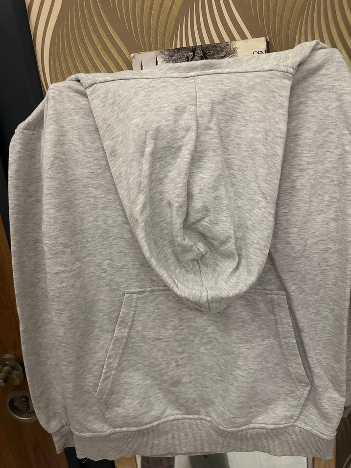 Gri Kadın Puma Sweatshirt Fermuarlı - Görsel 3