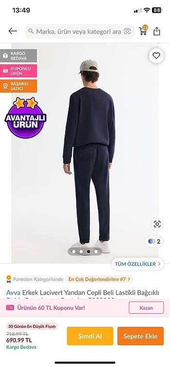 m Beden Pantalon