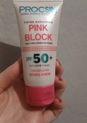 Procsin Pink Block SPF 50+ Ton Eşitleyici Güneş Kremi