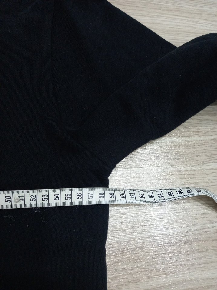 Siyah  Basic Sweatshirt - Görsel 3