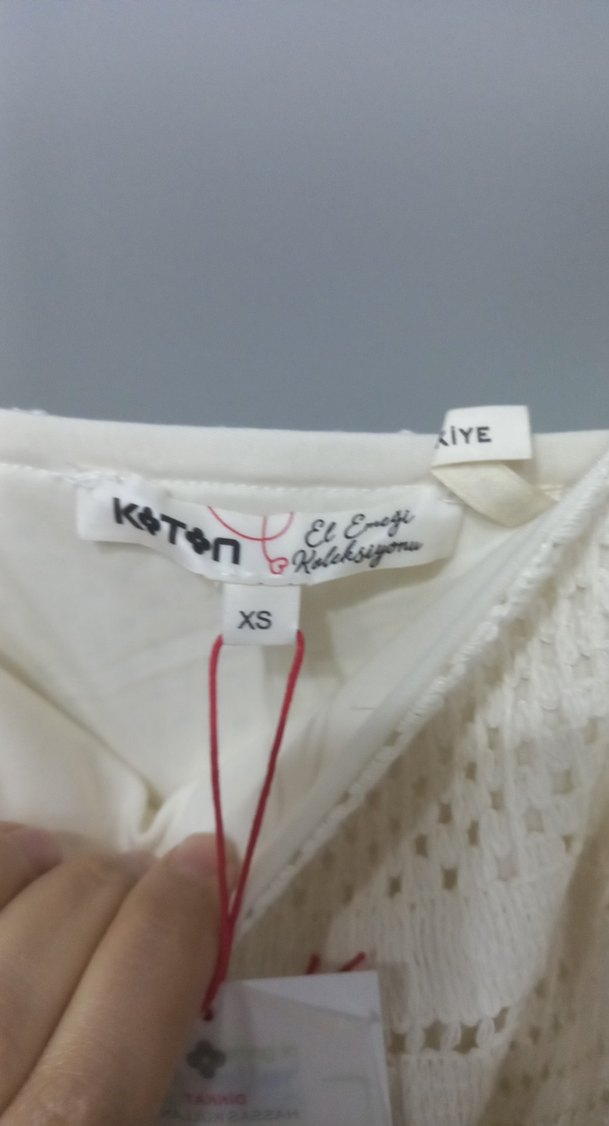 Dantel Detaylı  krem Bohem Uzun Elbise - Görsel 3