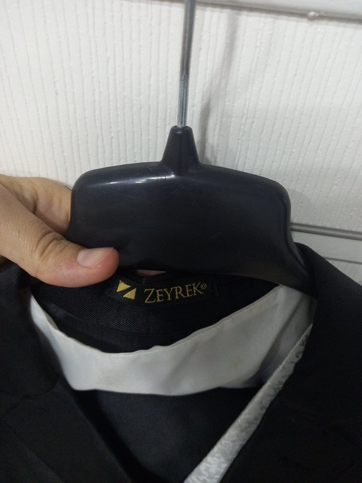 Erkek Siyah Klasik Notch Yaka Ceket - Görsel 3