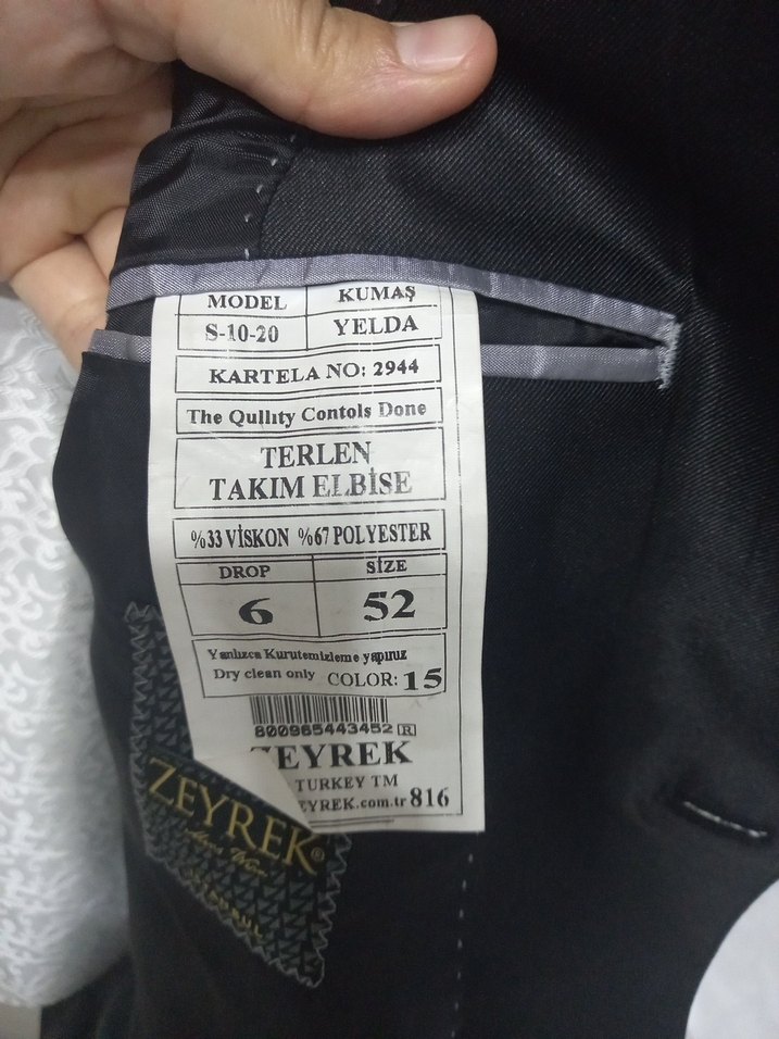 Erkek Siyah Klasik Notch Yaka Ceket - Görsel 5