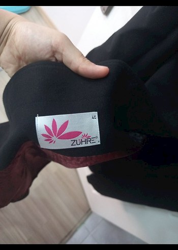 Kemerli Siyah Uzun Kadın Kaban - Görsel 6