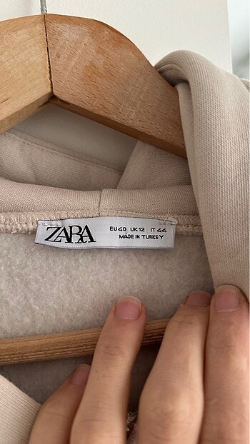Zara Zara fermuarlı sweatshirt hırka