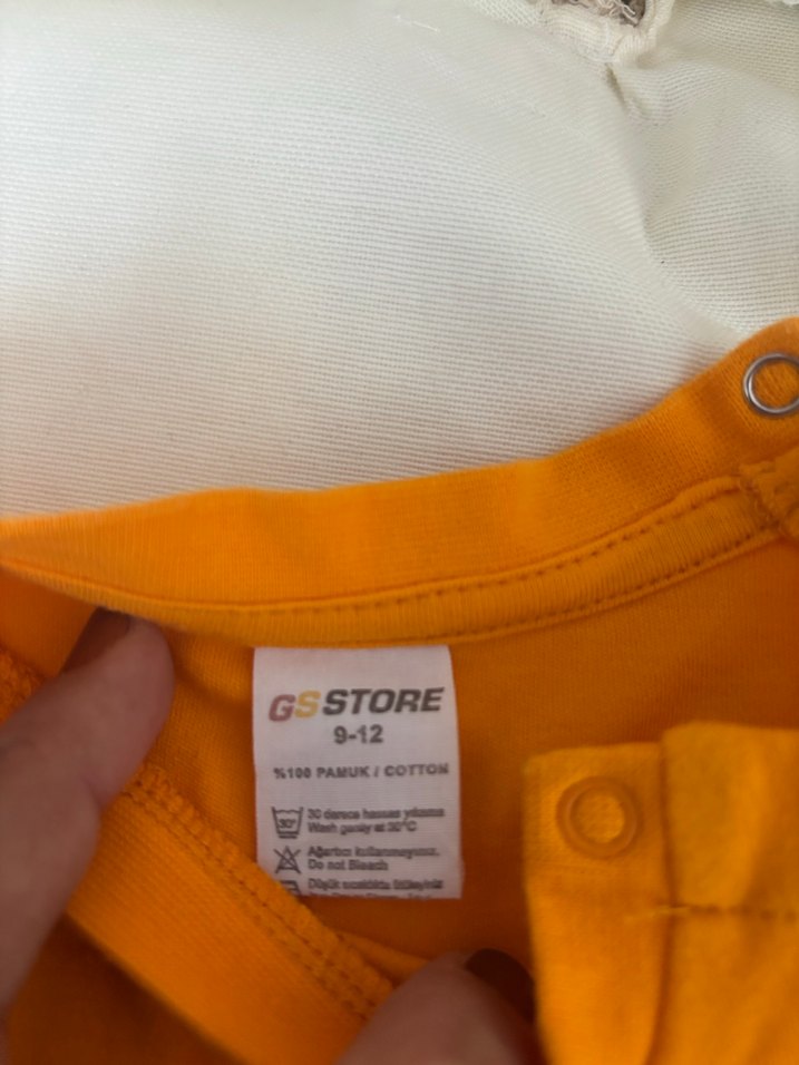 Kız Bebek Kısa Kollu Renkli Body Elbise - Görsel 2