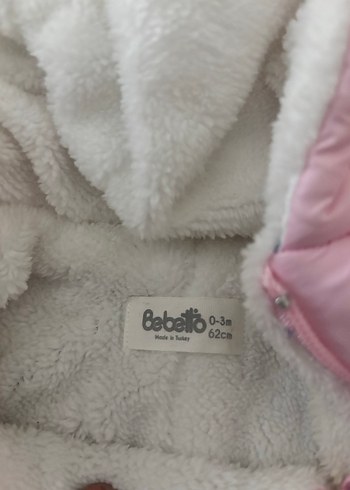 Pembe Kürklü Bebek Kız Tulumu - Görsel 2