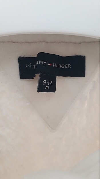 6-9 Ay Beden beyaz Renk Tommy hilfiger içi polar mont