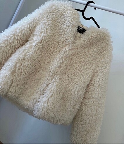 xs Beden Zara peluş mont