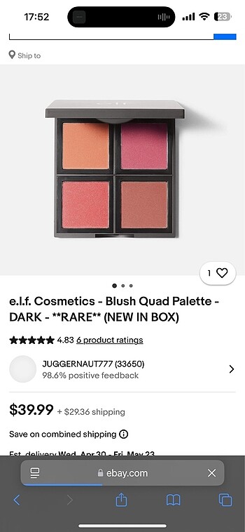 Elf allık paleti