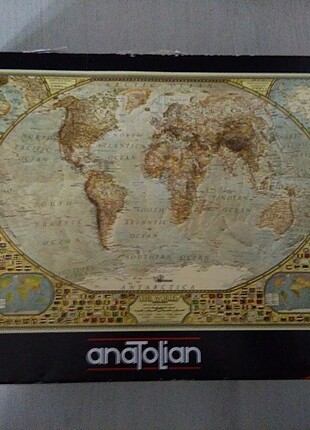 2000 Parça Puzzle- Dünya Haritası