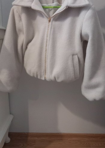 Bej Fermuarlı çoçuk Ceket - Görsel 2