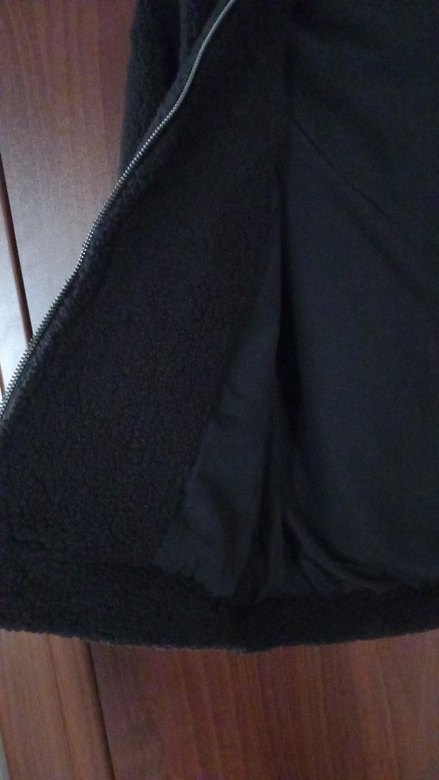 çocuk Siyah Fermuarlı Rahat Ceket - Görsel 4