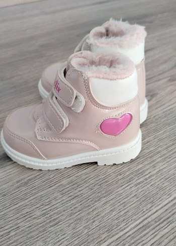 Pembe Kürklü Kız Çocuk Botu - Görsel 3