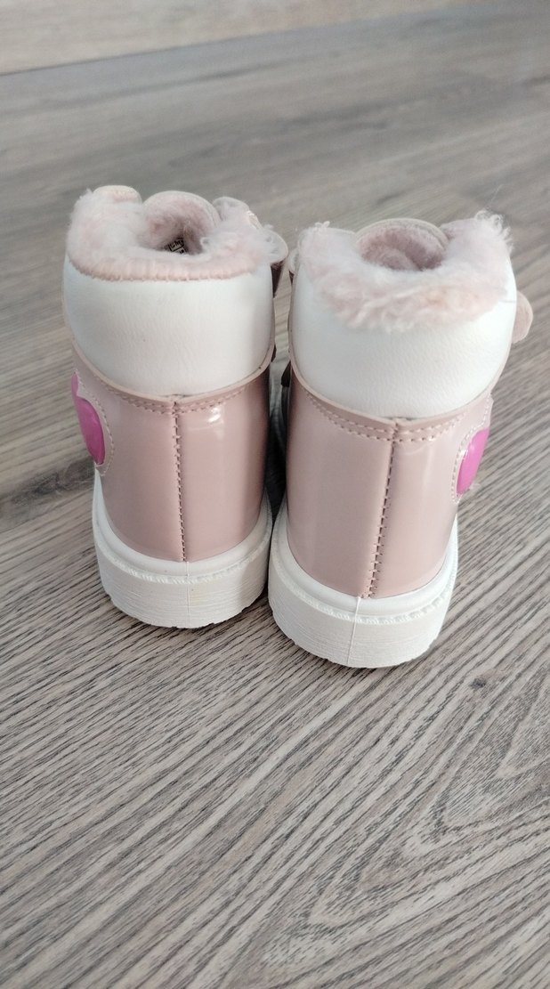 Pembe Kürklü Kız Çocuk Botu - Görsel 4