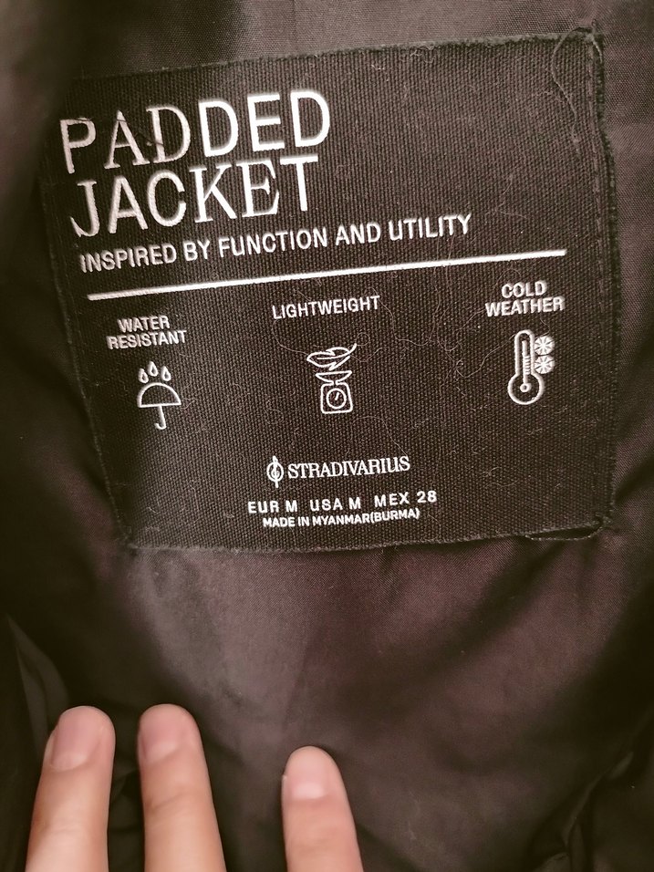 Fermuarlı Siyah Kadın şişme Kışlık Mont - Görsel 2