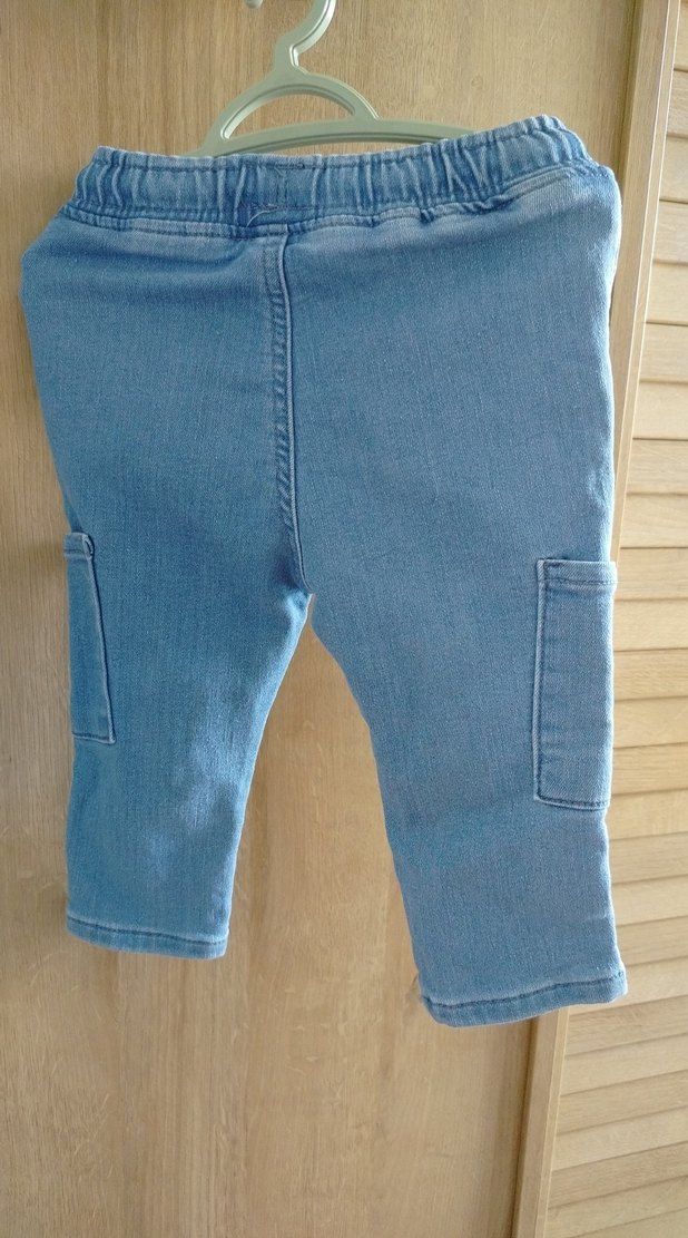 Erkek Çocuk Gri Bol Kesim Denim Pantolon - Görsel 2