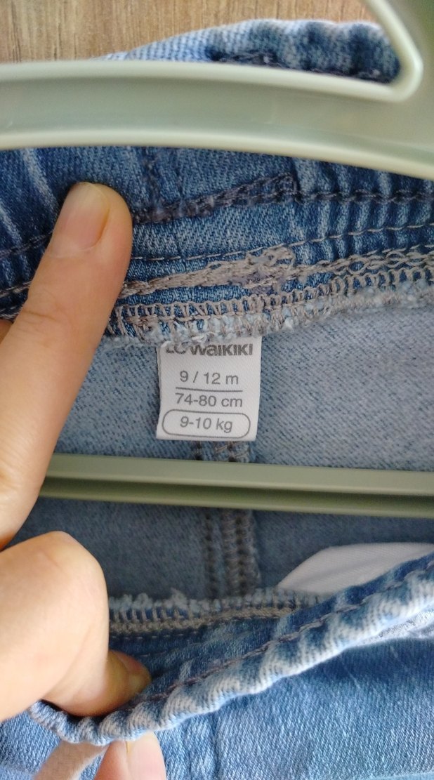 Erkek Çocuk Gri Bol Kesim Denim Pantolon - Görsel 3