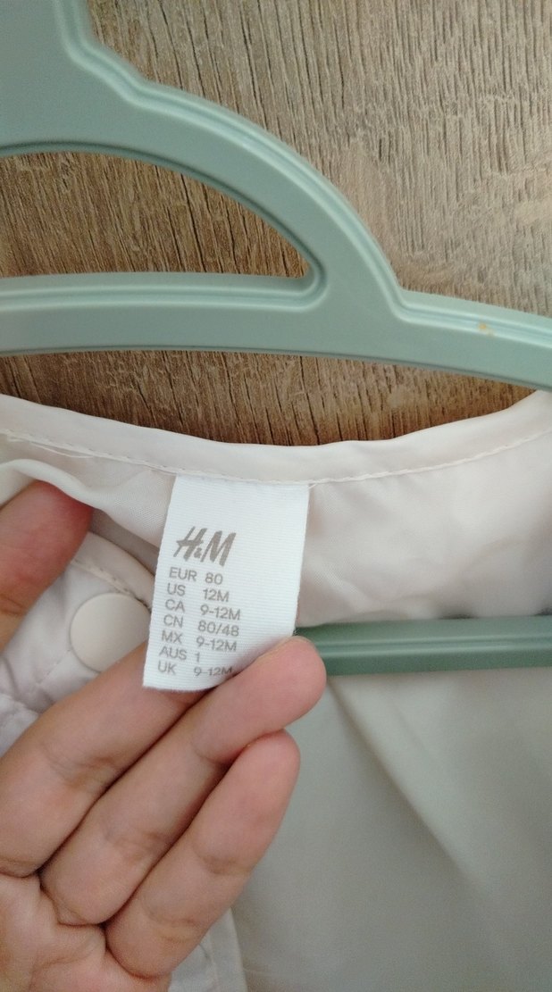 Düğmeli Çok Renkli Kız Çocuk Mont - Görsel 3